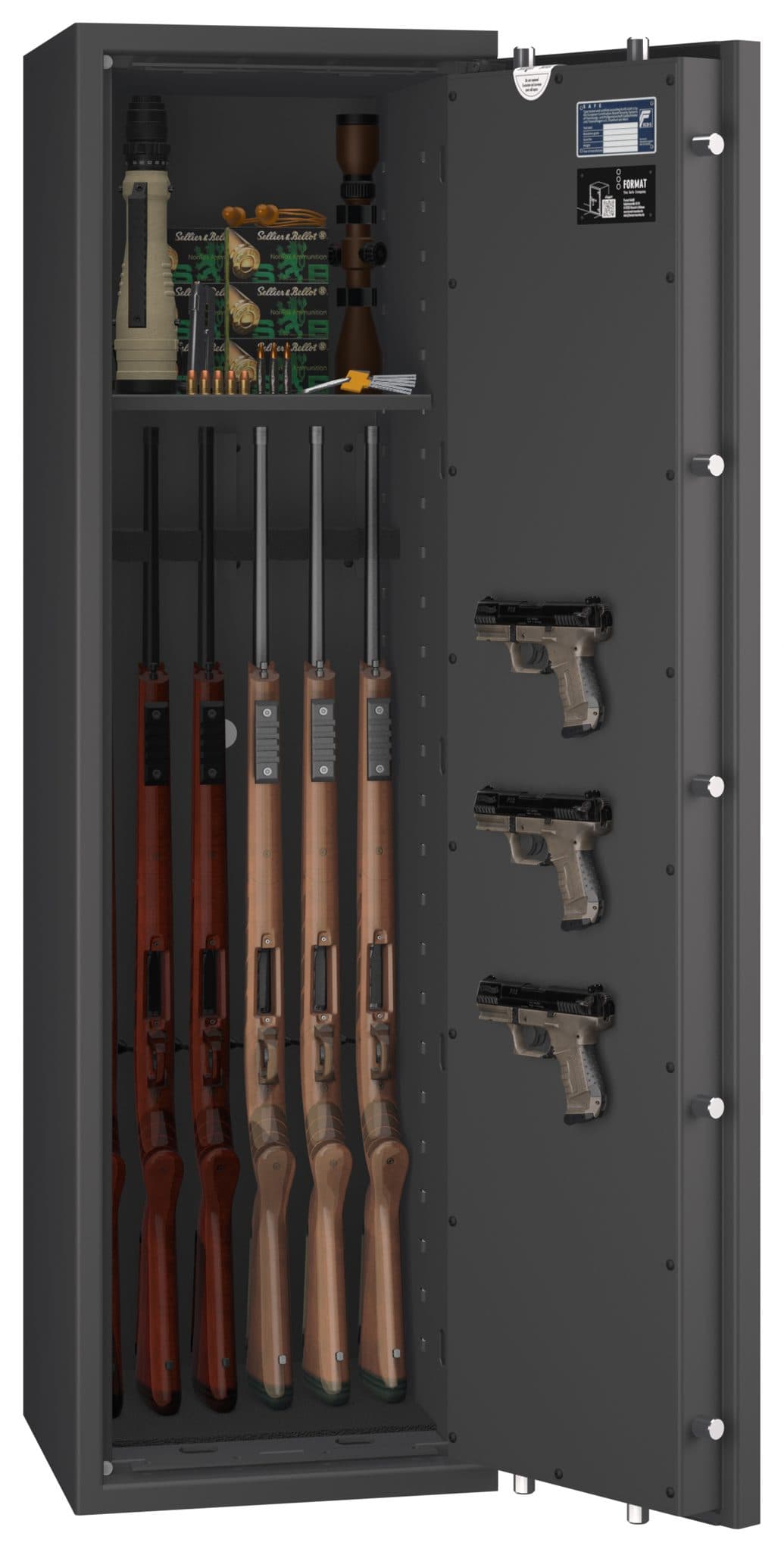 Waffenschrank Grad 0 / 1 EN 1143-1 Gun Safe 0-5